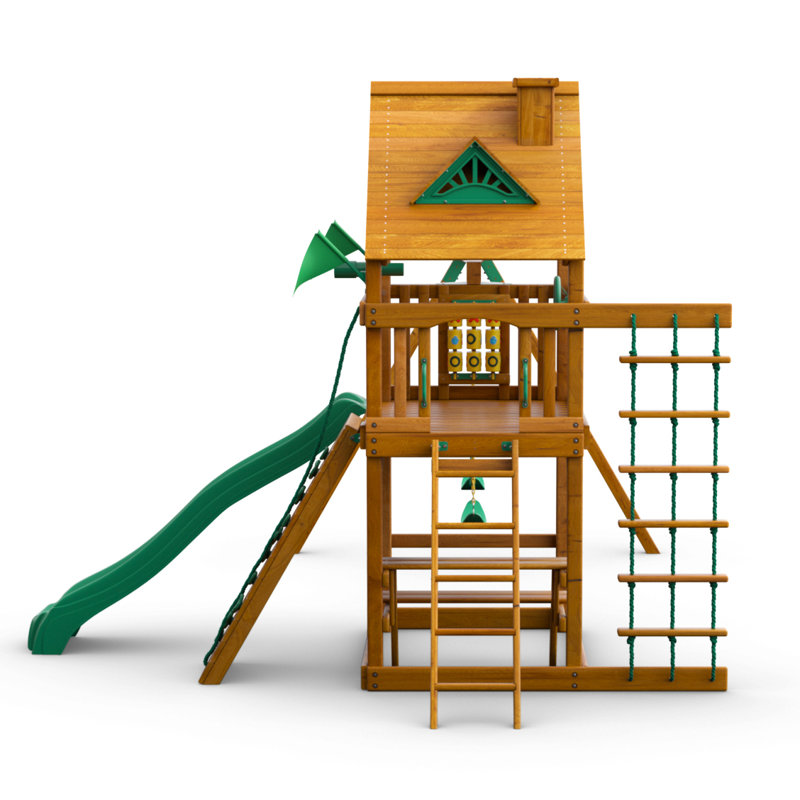 Gorilla Playsets Chateau Swing Set & Reviews Wayfair